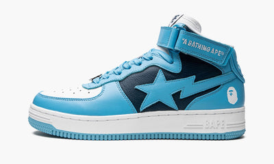 BAPE SHOES BAPE STA MID BLUE SAX