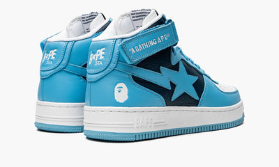 BAPE SHOES BAPE STA MID BLUE SAX