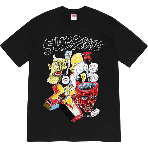 SUPREME CLOTHING SUPREME DANIEL JOHNSTON TEE BLACK