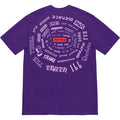 SUPREME CLOTHING SUPREME SPIRAL T-SHIRT PURPLE