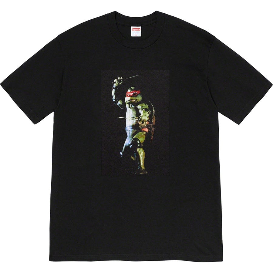 SUPREME CLOTHING SUPREME RAPHAEL TEE SHIRT BLACK SUP-RATBK