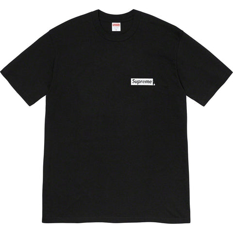 SUPREME CLOTHING SUPREME SPIRAL TEE SHIRT BLACK