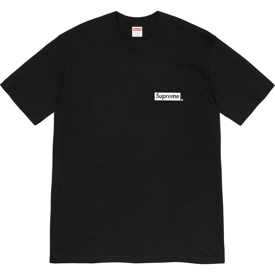 SUPREME CLOTHING SUPREME SPIRAL TEE SHIRT NOIR