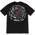 SUPREME CLOTHING SUPREME SPIRAL TEE SHIRT BLACK