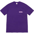 SUPREME CLOTHING SUPREME SPIRAL T-SHIRT PURPLE