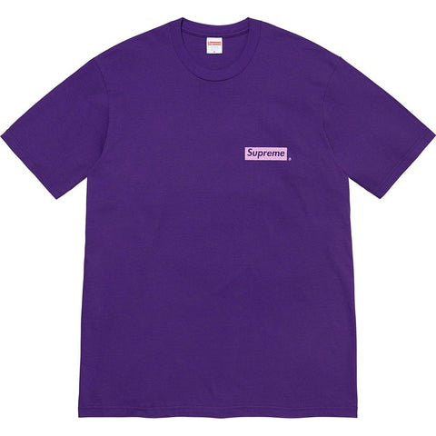 SUPREME CLOTHING SUPREME SPIRAL T-SHIRT PURPLE