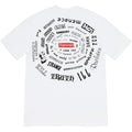 SUPREME CLOTHING SUPREME SPIRAL TEE SHIRT WHITE