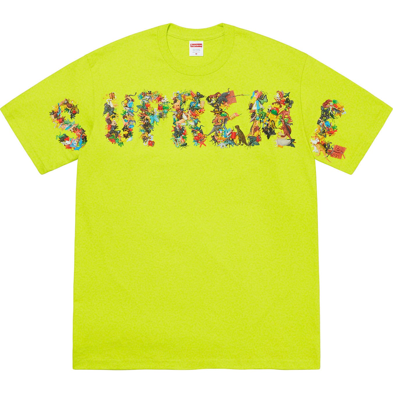 SUPREME CLOTHING SUPREME TOY PILE TEE BRIGHT GREEN