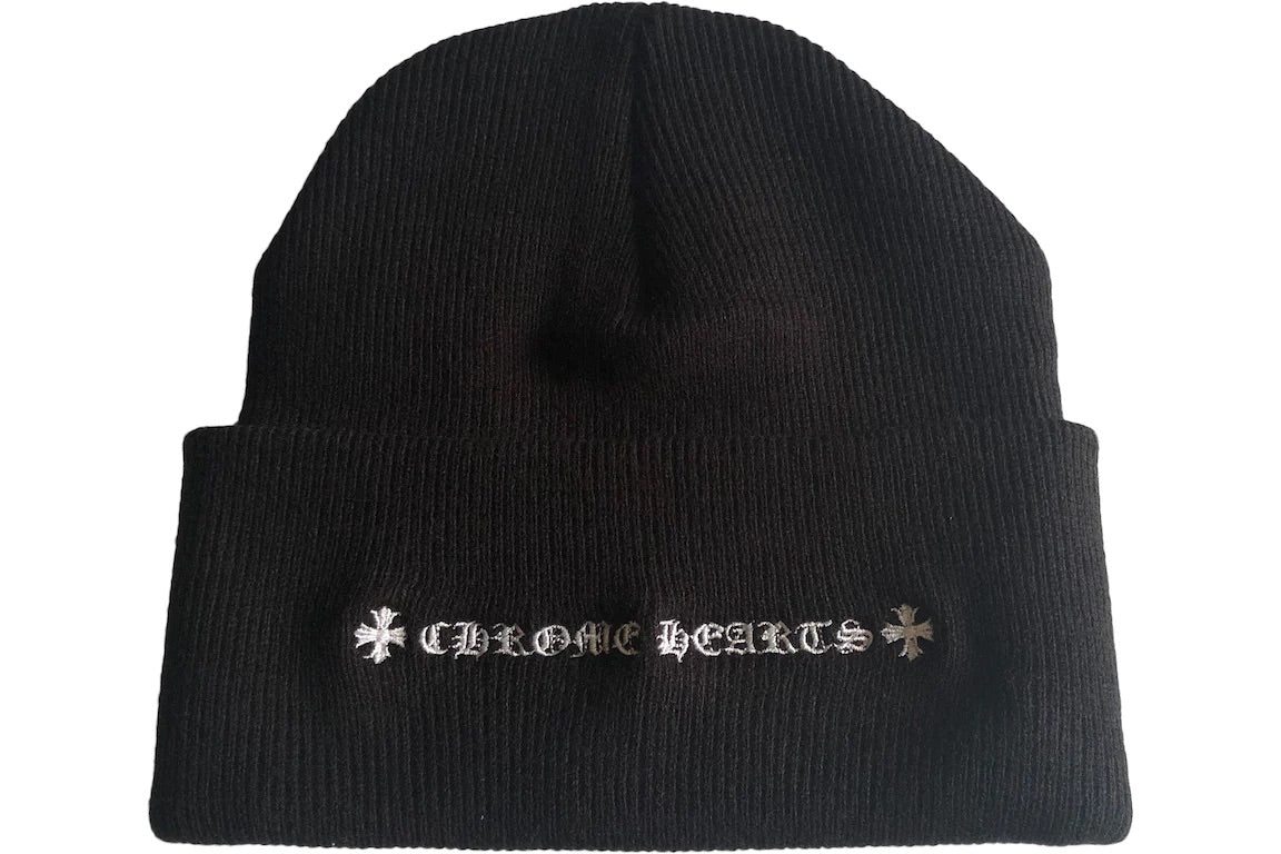 CHROME HEARTS MATTY BOY CHOMPER BEANIE BLACK – ONE OF A KIND