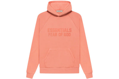 ESSENTIALS FOG HOODIE CORAL