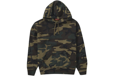 SUPREME STATE HOODIE WOODLAND CAMO