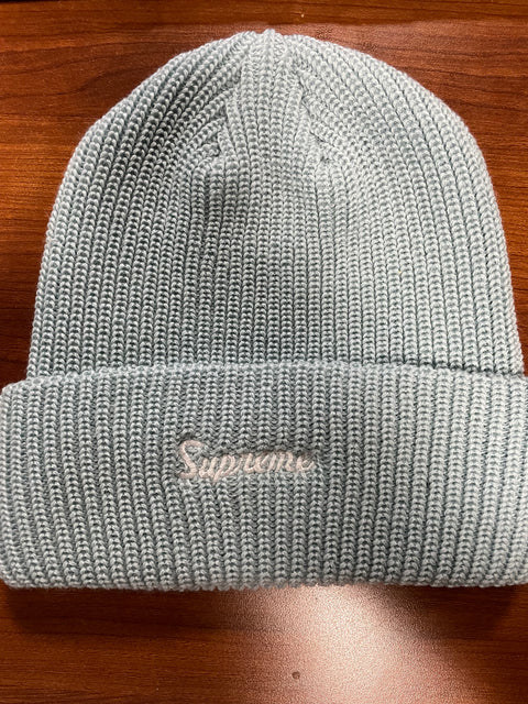 SUPREME LOOSE GAUGE BEANIE BLUE