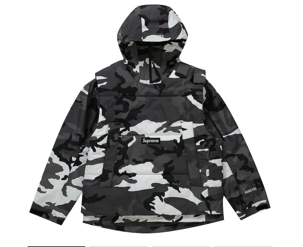 SUPREME 2 IN 1 GORE-TEX SHELL  WIND STOPPER VEST SNOW CAMO