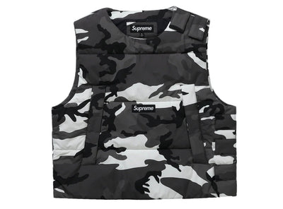 SUPREME 2 IN 1 GORE-TEX SHELL WIND STOPPER VEST SNOW CAMO