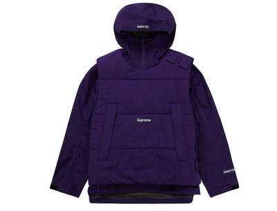 SUPREME 2 IN 1 GORE-TEX SHELL WIND STOPPER VEST PURPLE