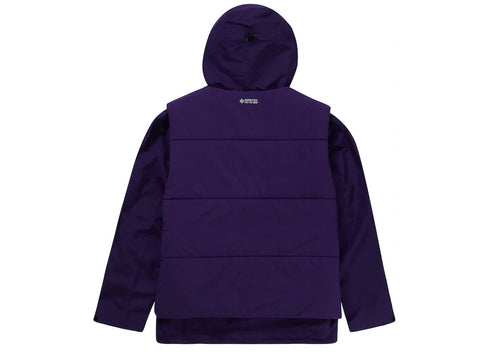 SUPREME 2 IN 1 GORE-TEX SHELL WIND STOPPER VEST PURPLE