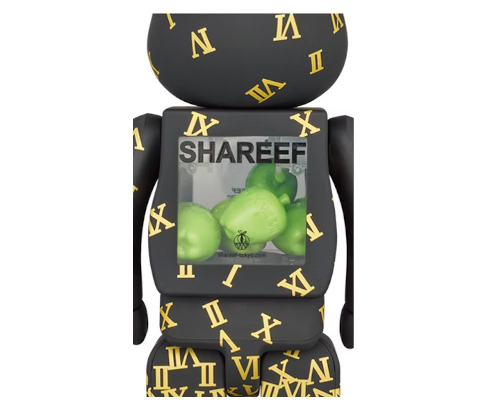 BEARBRICK SHAREEF 3 100% & 400% – ONE OF A KIND