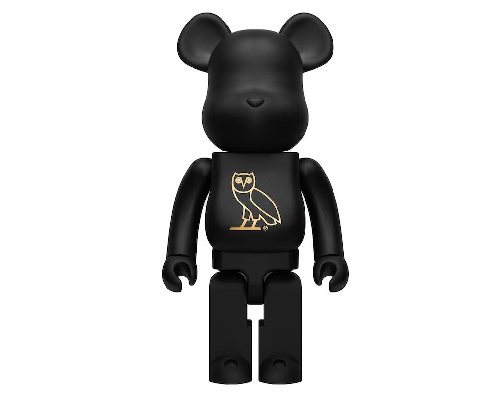 BEARBRICK X OVO OWL 1000% NOIR