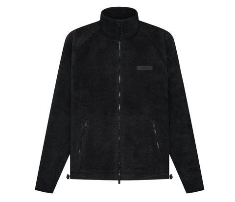 ESSENTIALS FOG POLAR FLEECE ZIP UP JACEKT IRON