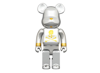 BEARBRICK X MASTERMIND JAPAN 1000% SILVER