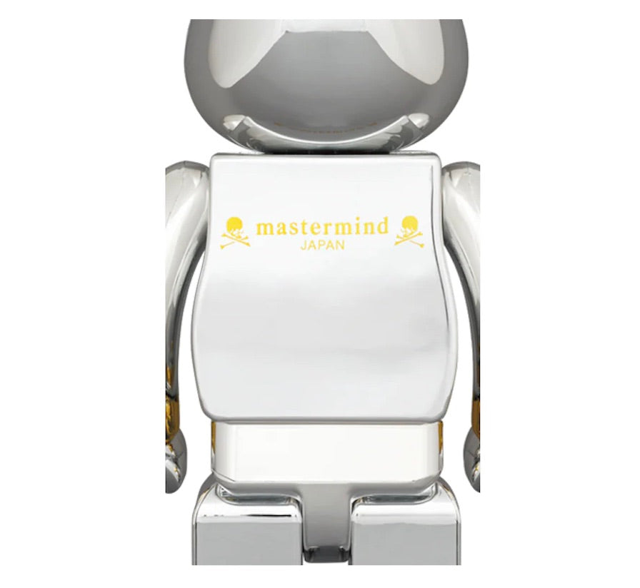 mastermind JAPAN BE@RBRICK SILVER 1000％ BEARBRICK X MASTERMIND JAPAN 1000% SILVER – ONE OF A KIND