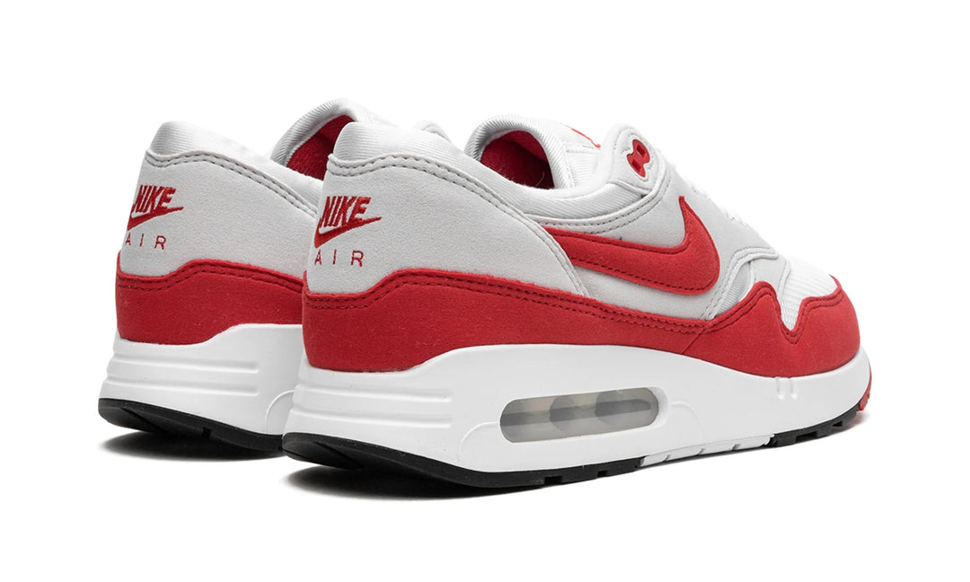 red nike bubble shoes
