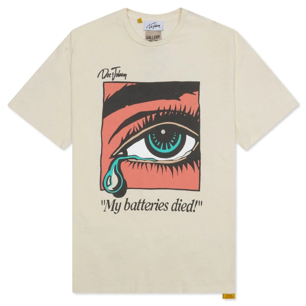 GALLERY DEPT DEAD BATTERIES TEE WHITE