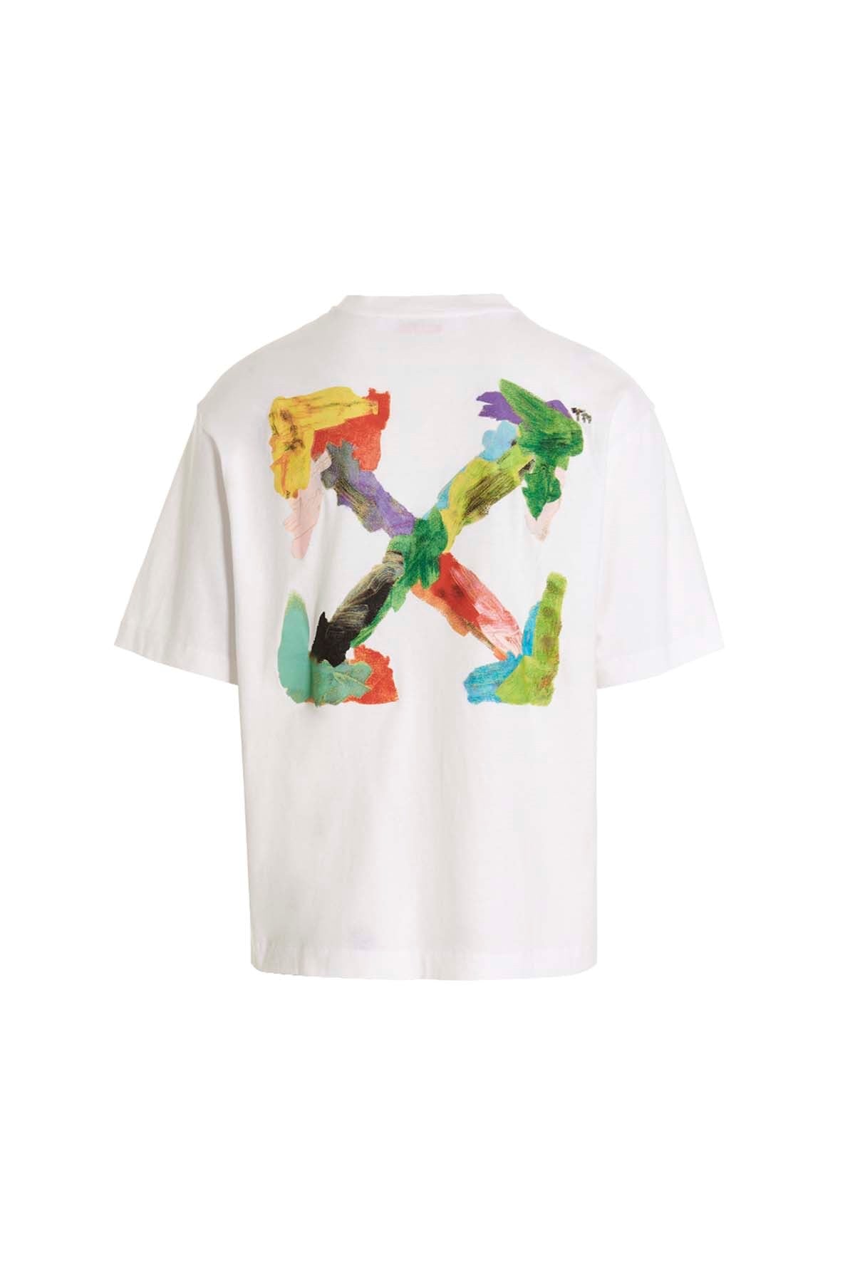 OFF-WHITE BRUSH ARROW T-SHIRT BLANC