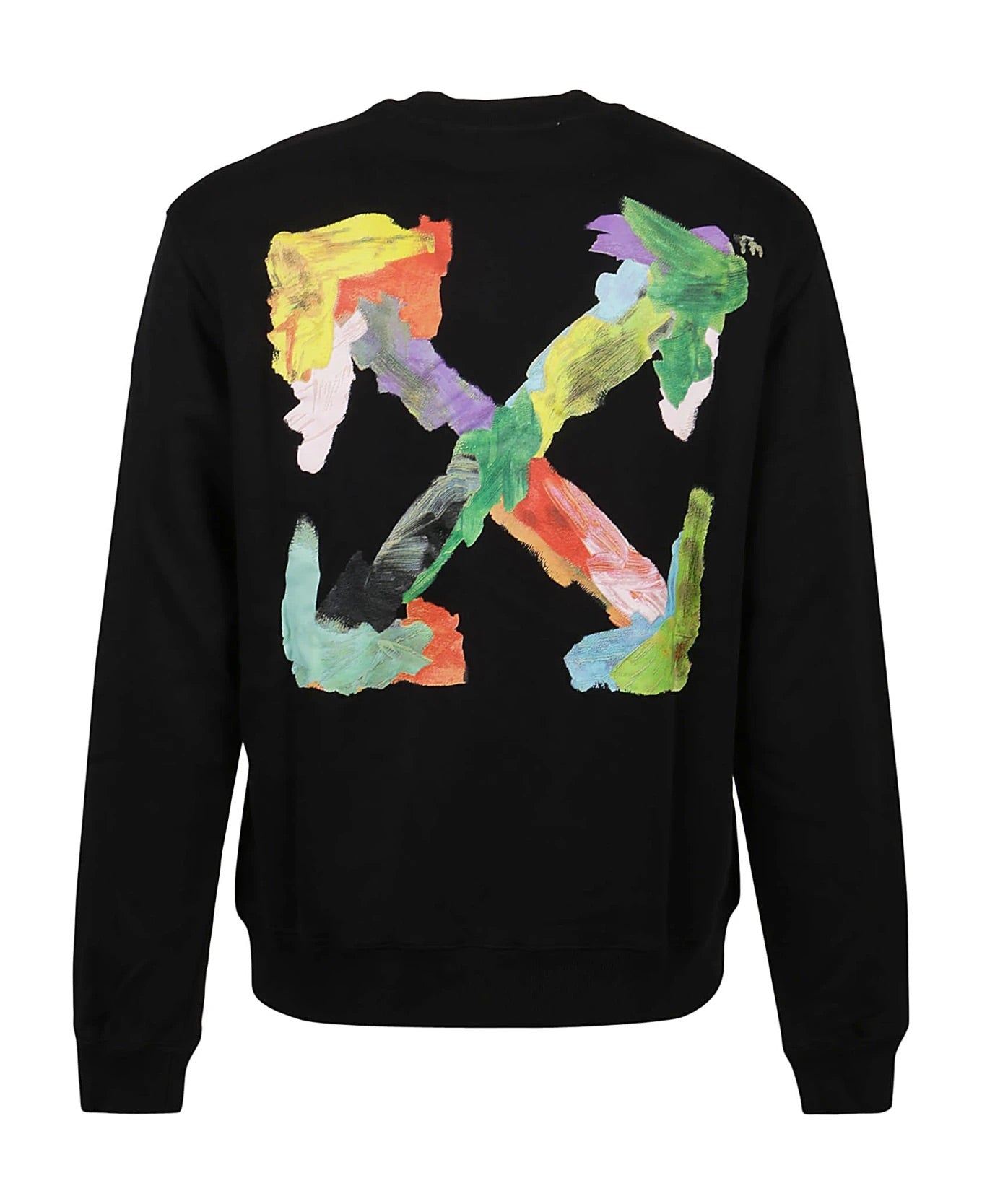 OFF WHITE BRUSH ARROW CREWNECK NOIR