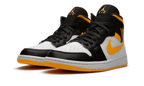 JORDAN 1 MID LASER ORANGE / BLACK WMNS