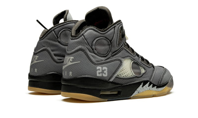 JORDAN 5 OFF WHITE BLACK