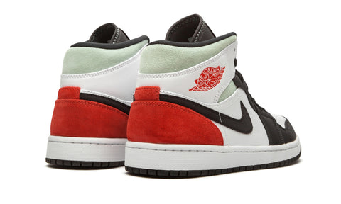 JORDAN 1 MID UNION RED BLACK TOE