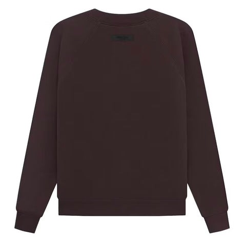ESSENTIALS FOG CREWNECK PLUM SS23