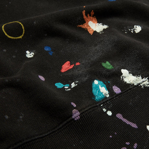 GALLERY DEPT X LANVIN HOODIE WASHED BLACK