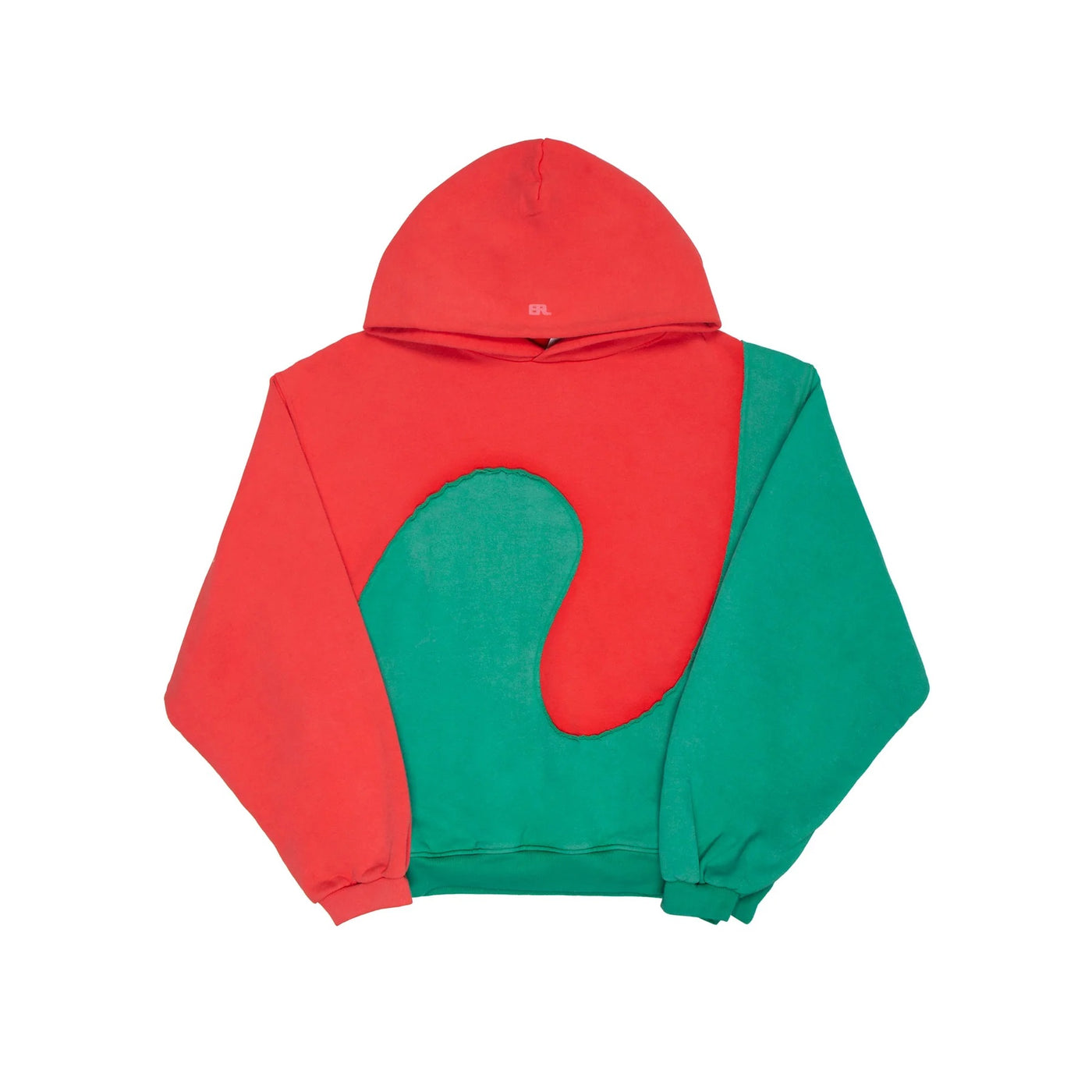 ERL SPIRAL HOODIE RED / GREEN