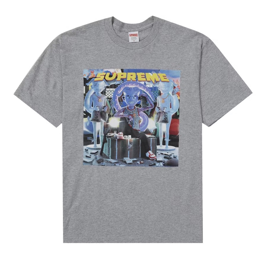 SUPREME RICHEST TEE GREY