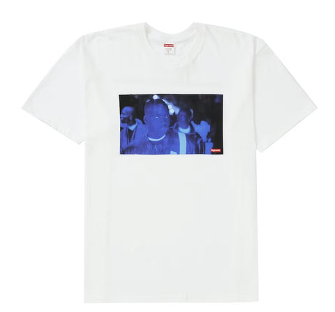SUPREME CONGO BLUE TEE WHITE