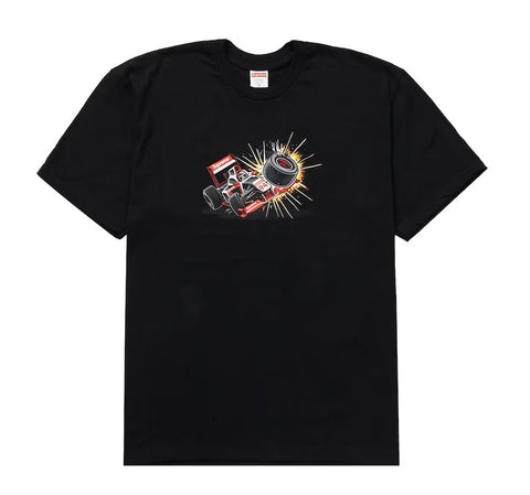 SUPREME CRASH TEE BLACK