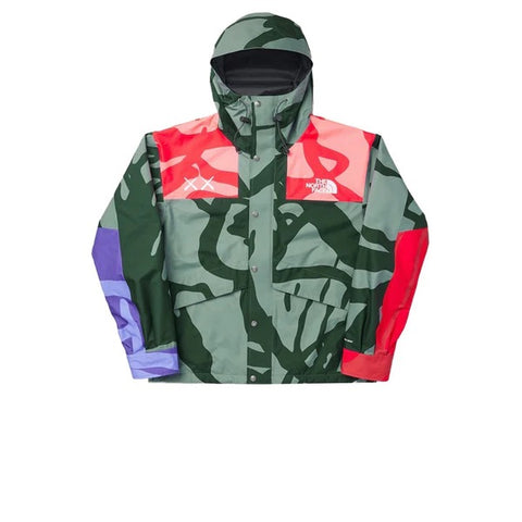 KAWS X NORTH FACE MOUNTAIN JACKET BALSAM GREEN