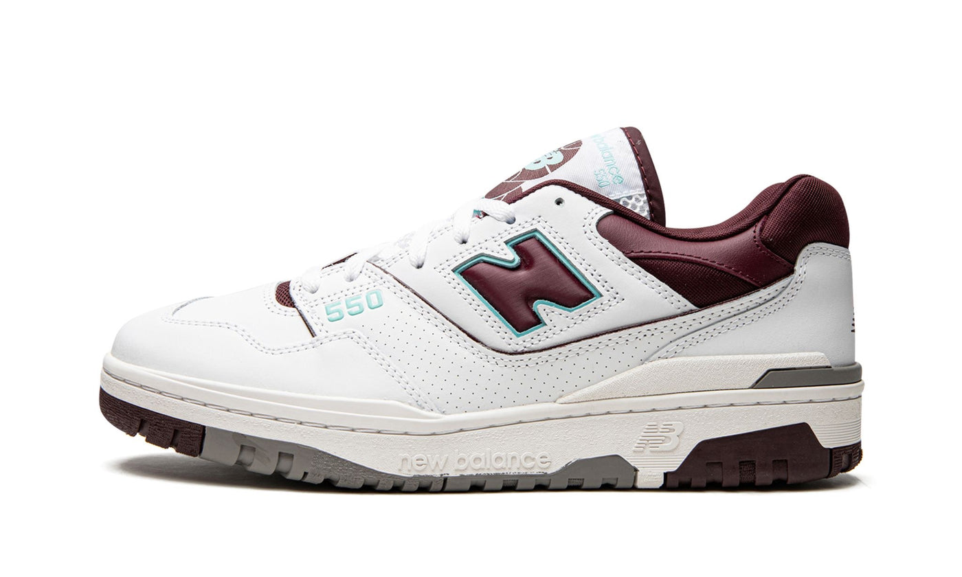 NEW BALANCE 550 BOURGOGNE CYAN