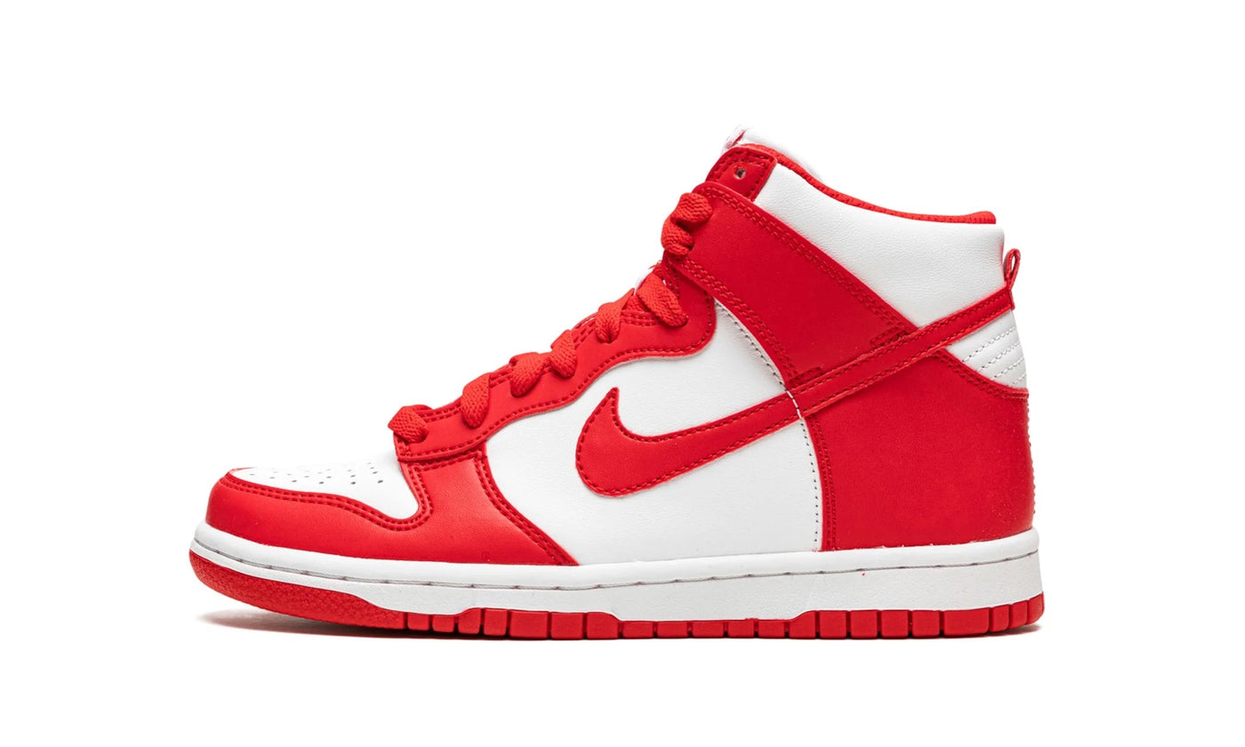 NIKE DUNK HIGH CHAMPIONSHIP WHITE RED GS