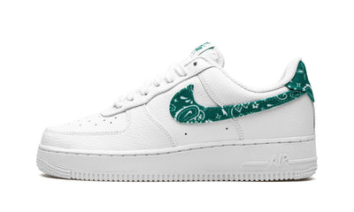NIKE AIR FORCE 1 WHITE GREEN PAISLEY (W)