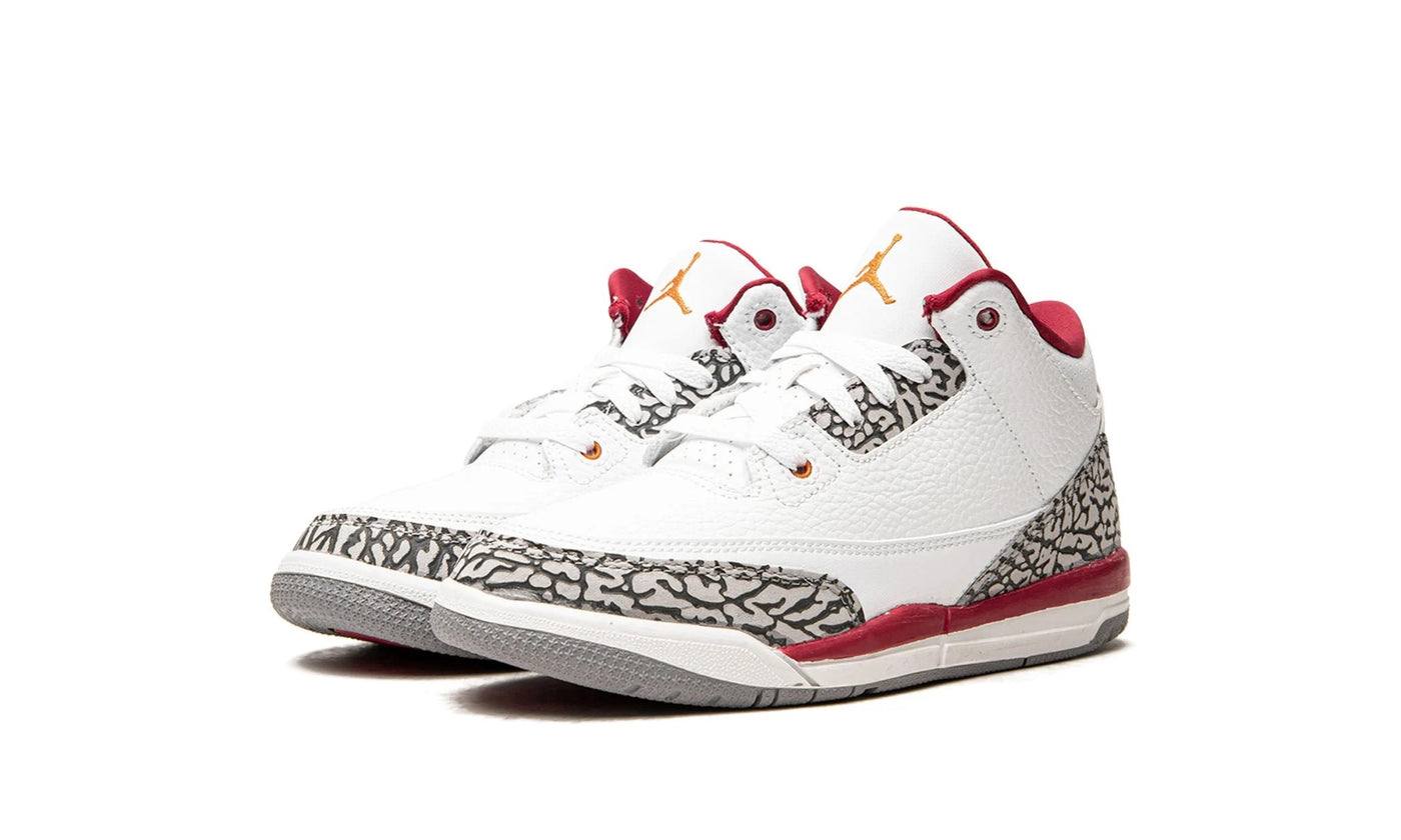 JORDAN 3 CARDINAL RED PS