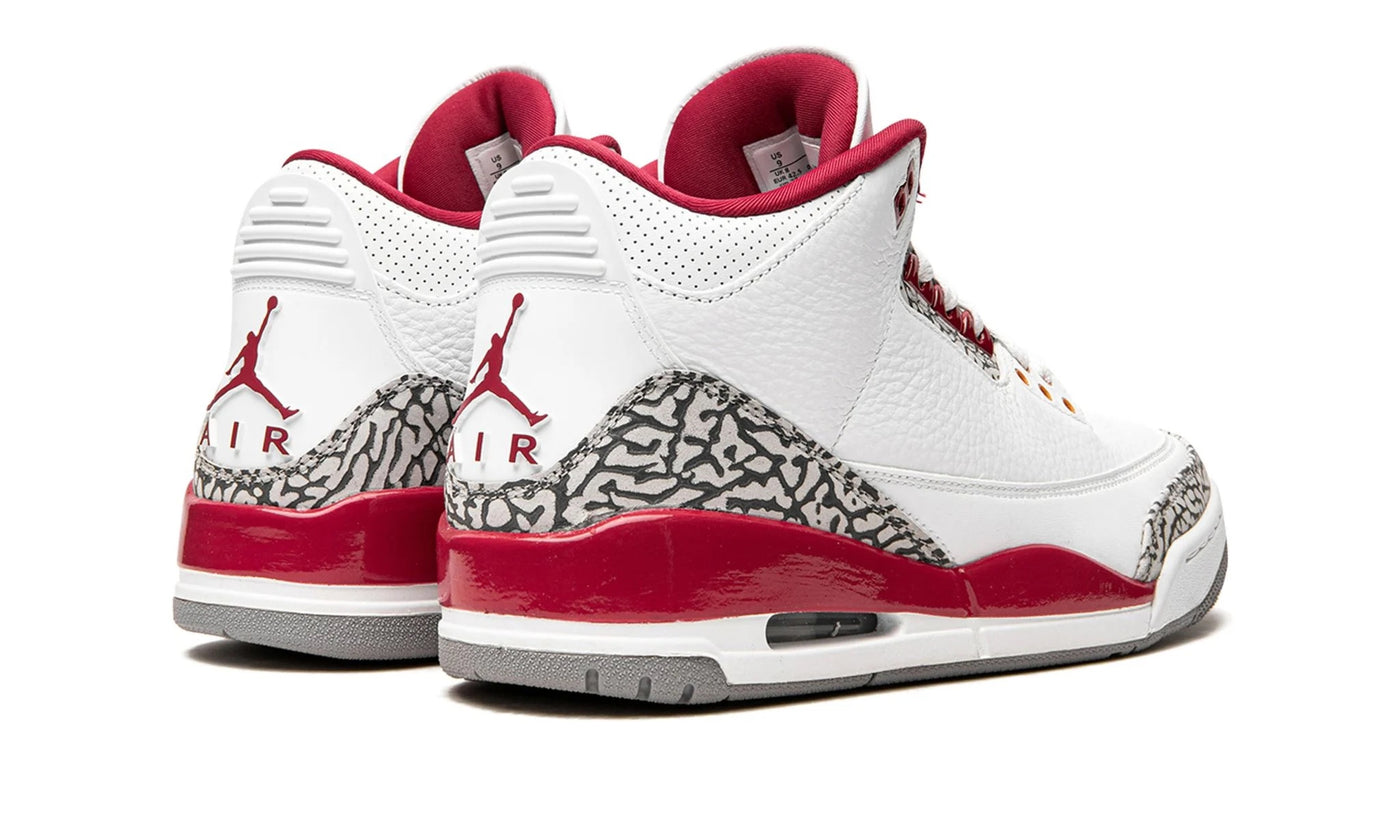 JORDAN 3 CARDINAL ROUGE