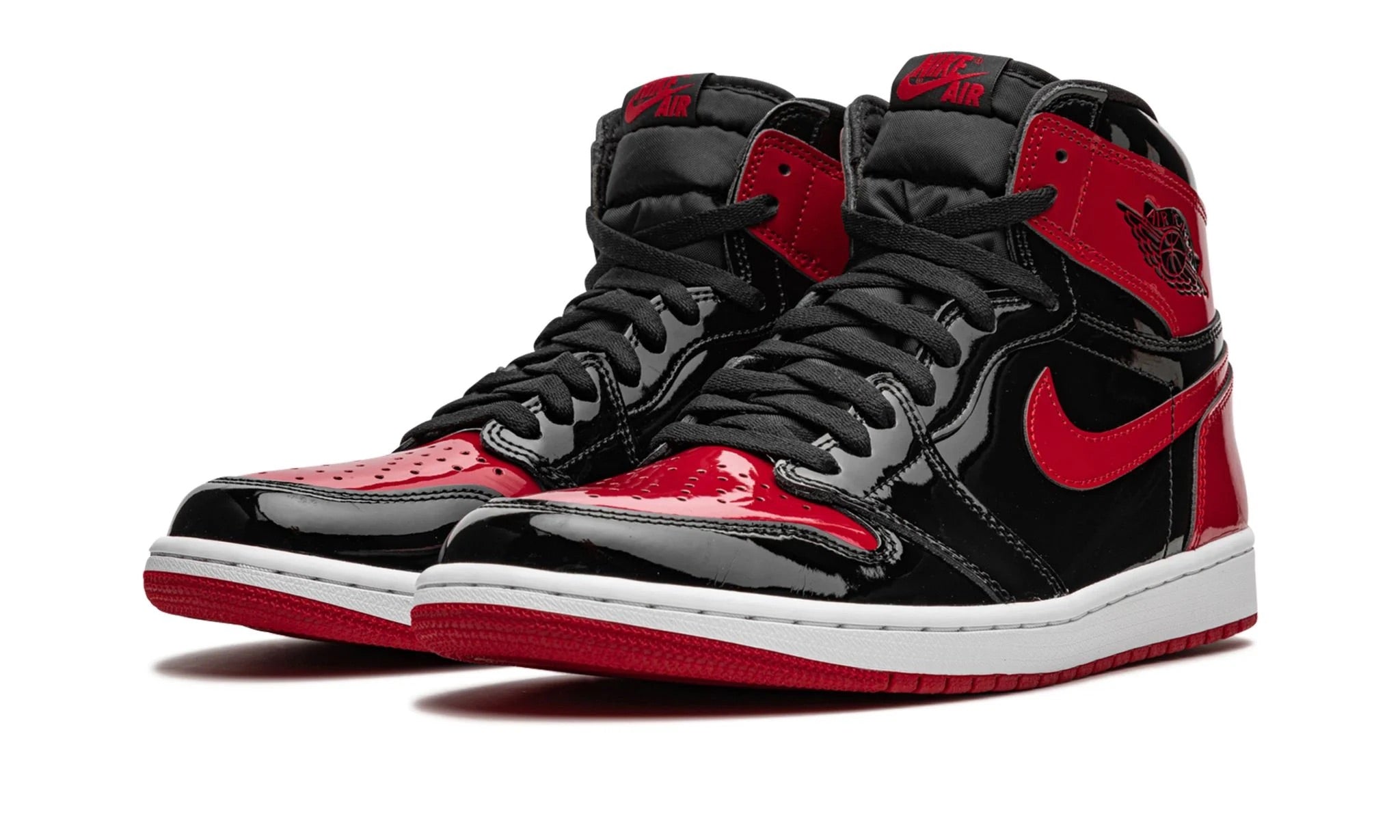 JORDAN 1 HIGH BRED PATENT – ONE OF A KIND