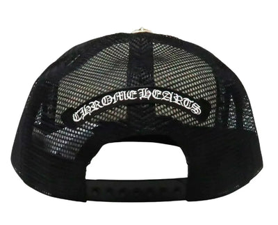 CHROME HEARTS KING TACO TRUCKER HAT WHITE / BLACK