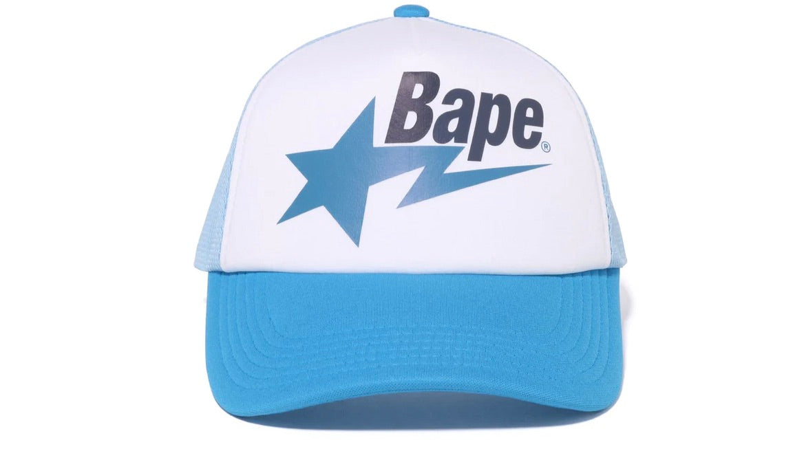 BAPE STA MESH CAP BLUE