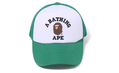 BAPE COLOR CAMO COLLEGE MESH CAP GREEN