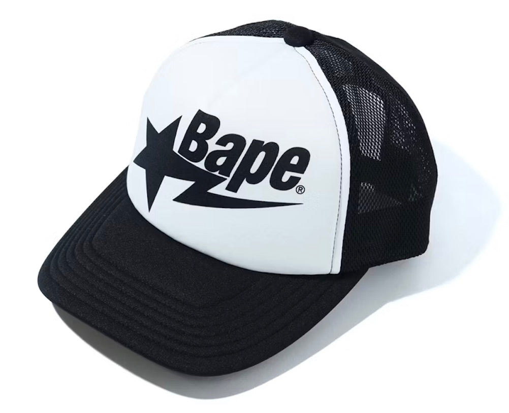BAPE STA MESH CAP BLACK