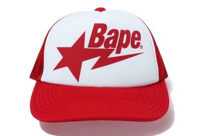 BAPE STA MESH CAP RED